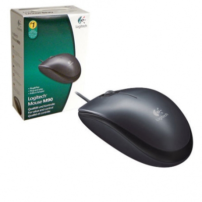 Mouse Logitech M90 Dark Usb