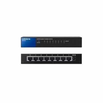 Switch Switch Linksys 8 Puertos Gigabit Se3008 10/100/1000