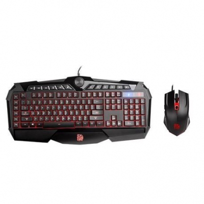 Teclado Y Mouse Gamer Ttesports Commander Challenger Prime Rgb Gamming Kb-cpc-mbbrsp-01