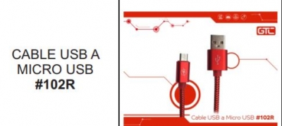 Accesorios Para Celulares Gtc Cable Micro Usb #102 1m
