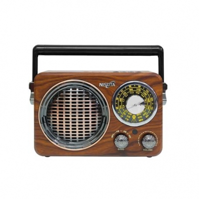 Radios Nisuta Nsrv17 Am Fm Vintage Parlante Bluetooth
