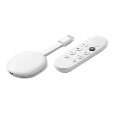 Streaming Chromecast 4  Con Control 4k Mando De Control Por Voz Nuevo Modelo