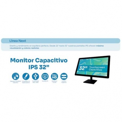 Monitor De Led Monitor Ips Capacitivo Ips 32