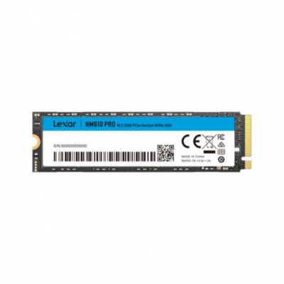 Disco Ssd Lexar Nm610 Pro 500 Gb M.2 2280 Pcie Gen3X4 Nvme