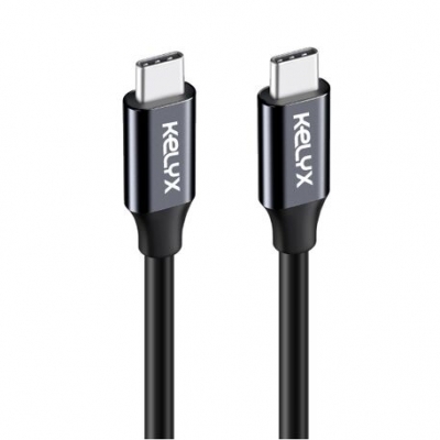 Cable Kelyx Usb Tipo C A Tipo C 65W / 10Gbp - 4K Ultra Hd 1Mt