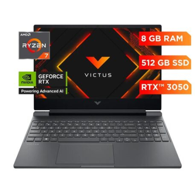 Notebook Hp Victus 15-Fd3024La R7-7445H 16Gb 512 Ssd Rtx 3050 4Gb 15.6 Fhd W11H