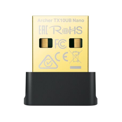 Placa De Red Tplink Tx10Ub Nano Ax900 Wifi 6 + Bluetooth  Wireless Usb