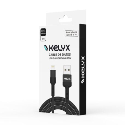 Cable Kelyx  Usb 3.0 A  Lightning 27W
