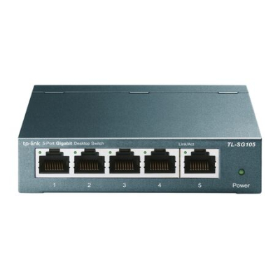 Switch Tp-Link Tl-Sd105  5 Puertos 10/100/1000 Mbps