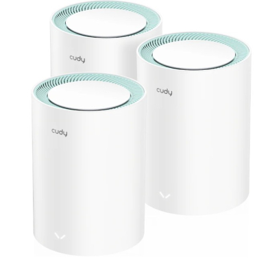 Repetidores Wifi Sistema Mesh Cudy Ac1200 Gigabit Pack X 3 M1300