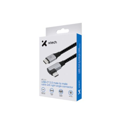 Cable Xtech Xtc-531  Usb Tipo C A Usb De 3 Metros En L