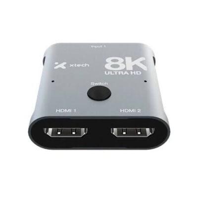 Adaptadores Video Xtech Xha-440 Splitter / Switch Kvm Hdmi 8K X2  Bidireccional